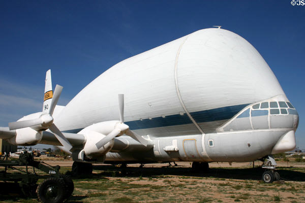 Aero Spacelmes B-377SC Super Guppy used for transport of NASA rocket sections, Pima Air & Space Museum. Tucson, AZ.