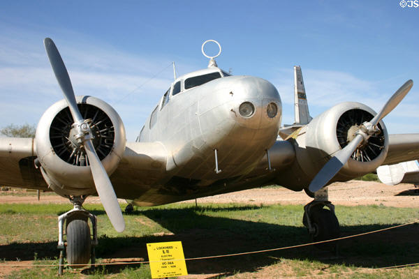 Lockheed IL-10 Electra transport (1936-58), Pima Air & Space Museum. Tucson, AZ.