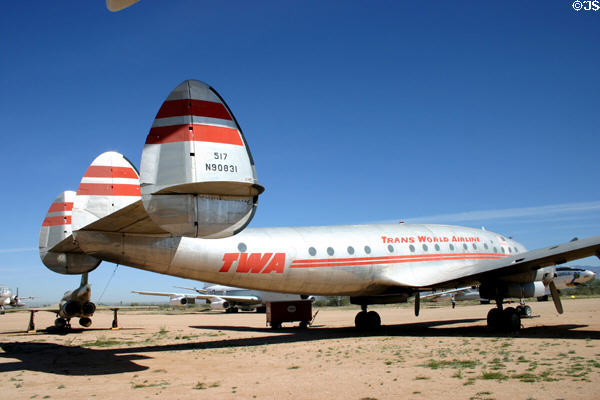 TWA Star of Switzerland Lockheed L-048 Constellation, Pima Air & Space Museum. Tucson, AZ.