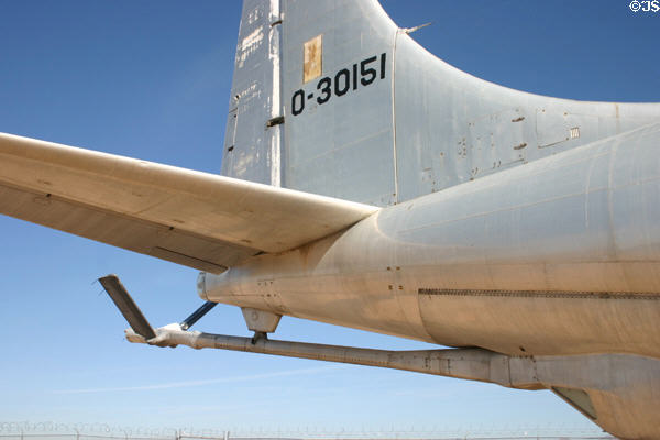 Boeing KC-97G aerial tanker fuel transfer boom, Pima Air & Space Museum. Tucson, AZ.