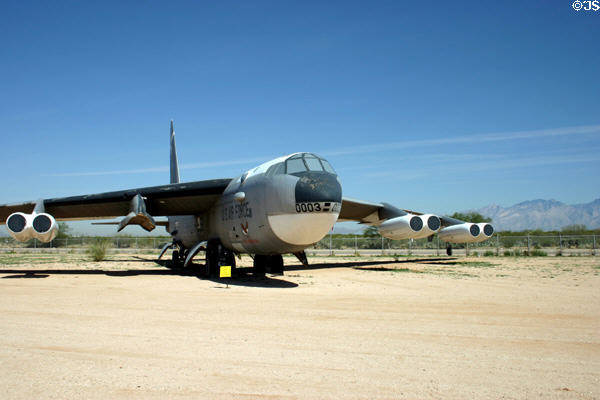 U.S. Air Force B-52 (Boeing NB52-A) modified to launch X-15, Pima Air & Space Museum. Tucson, AZ.