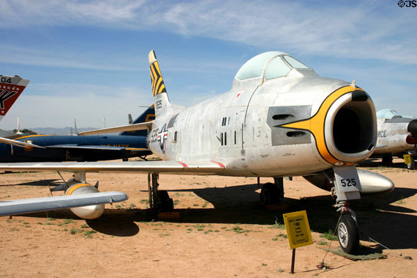 F-86H Sabre Fighter (1951-68), Pima Air & Space Museum. Tucson, AZ.