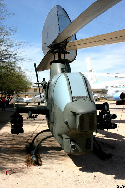 Bell AH-1S Huey Cobra Attack Helicopter (1977), Pima Air & Space Museum. Tucson, AZ.
