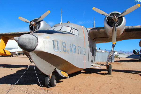 Grumman Albatross HU-16A Amphibian Air Sea Rescue (1949-83) at Pima Air & Space Museum. Tucson, AZ.