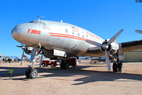 Lockheed Constellation L-049 airliner (1943-8) at Pima Air & Space Museum. Tucson, AZ.
