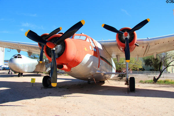 Northrop Raider YC-125A transport (1950-70)at Pima Air & Space Museum. Tucson, AZ.