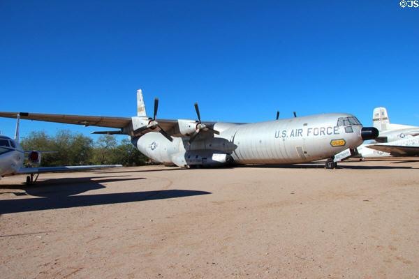 Douglas Cargomaster C-133B transport (1957-74) at Pima Air & Space Museum. Tucson, AZ.