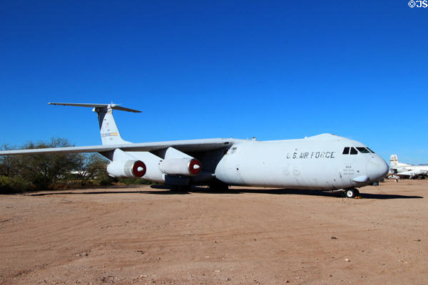 Lockheed Starlifter C-141B transport (1963-2005) at Pima Air & Space Museum. Tucson, AZ.