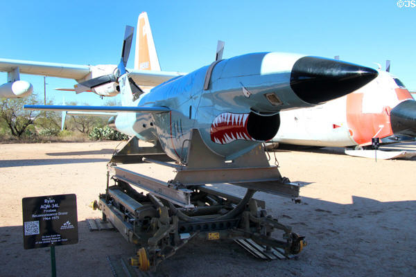 Ryan Firebee AQM-34L reconnaissance drone (1964-75) at Pima Air & Space Museum. Tucson, AZ.