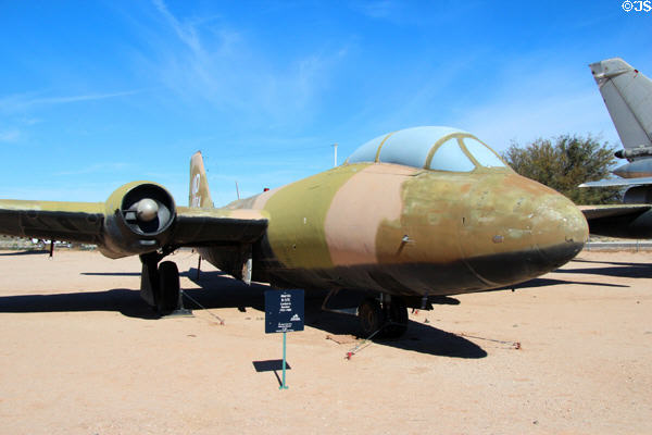 Martin Canberra B-57E bomber (1953-80) at Pima Air & Space Museum. Tucson, AZ.