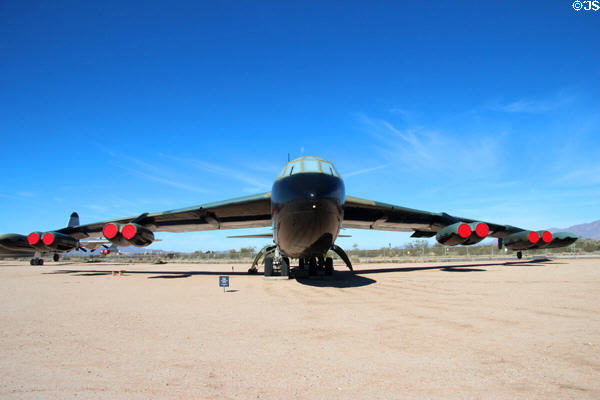 Boeing Stratofortress B-52D bomber (1956-83) at Pima Air & Space Museum. Tucson, AZ.