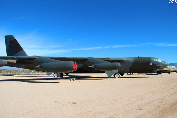 Boeing Stratofortress B-52G bomber (1959-94) at Pima Air & Space Museum. Tucson, AZ.