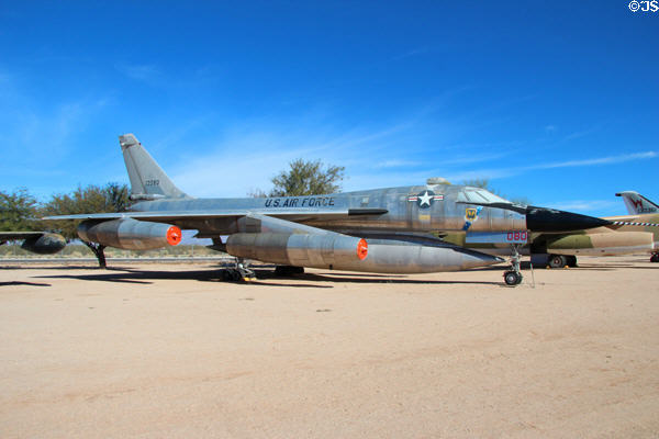 Convair B-58A Hustler bomber (1959-70) at Pima Air & Space Museum. Tucson, AZ.