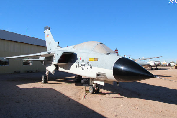 Panavia Tornado IDS attack fighter (1977-98) at Pima Air & Space Museum. Tucson, AZ.