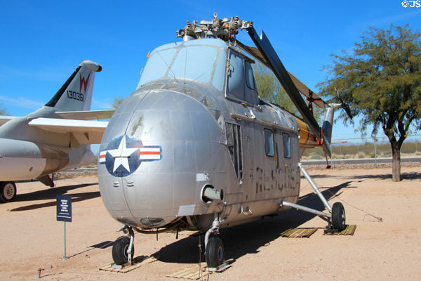 Sikorsky Chickasaw UH-19B cargo helicopter (1949-70) at Pima Air & Space Museum. Tucson, AZ.