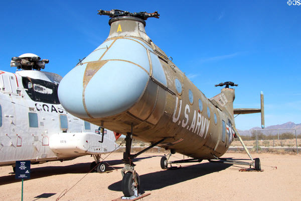 Piasecki / Vertol Workhorse H-21C utility helicopter (1952-63) at Pima Air & Space Museum. Tucson, AZ.