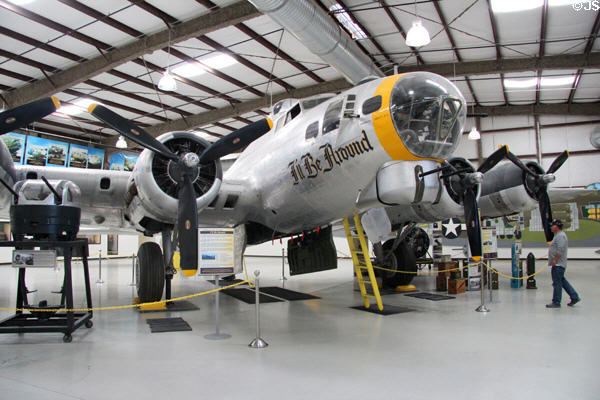 Boeing Flying Fortress B-17G bomber (1935-WWII) at Pima Air & Space Museum. Tucson, AZ.