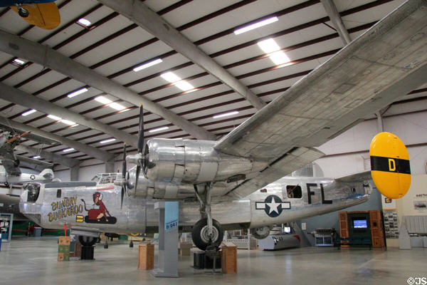 Consolidated Liberator B-24J bomber (1944-1960s) at Pima Air & Space Museum. Tucson, AZ.
