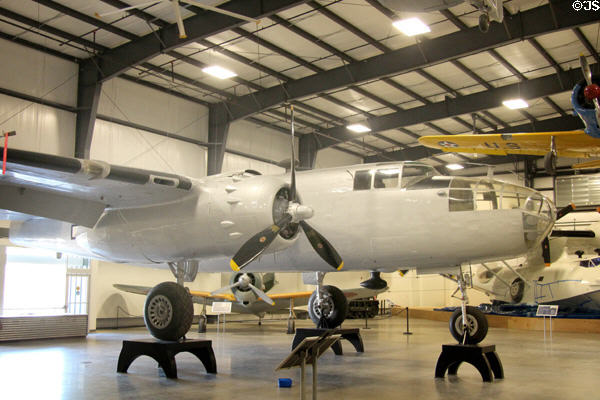 North American Mitchell B-25J bomber (1940s-60s) at Pima Air & Space Museum. Tucson, AZ.