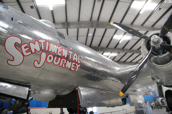 Boeing Superfortress B-29 bomber (1940-50s) at Pima Air & Space Museum. Tucson, AZ.