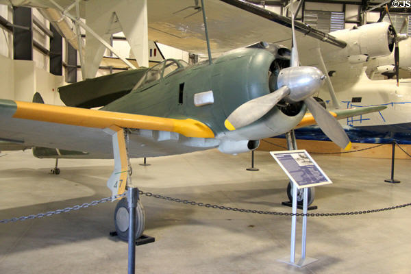 Nakajima Hayabusa (Oscar) KI-43-IIB Japanese naval fighter (1937-WWII) at Pima Air & Space Museum. Tucson, AZ.