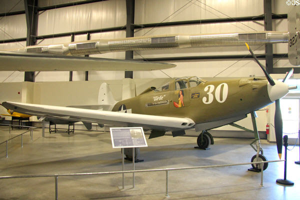 Bell Airacobra P-39N fighter (1937-WWII) at Pima Air & Space Museum. Tucson, AZ.