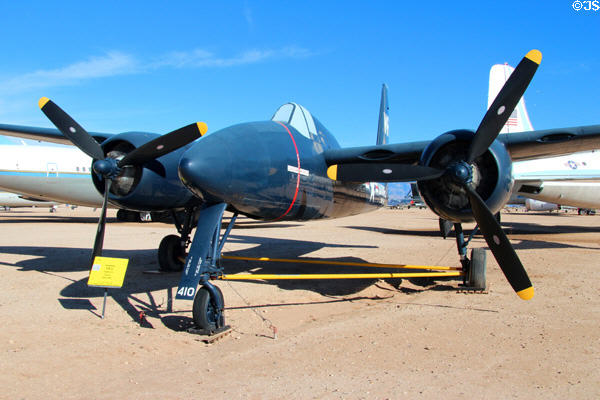 Grumman Tigercat F7F-3 fighter (1945-62) at Pima Air & Space Museum. Tucson, AZ.