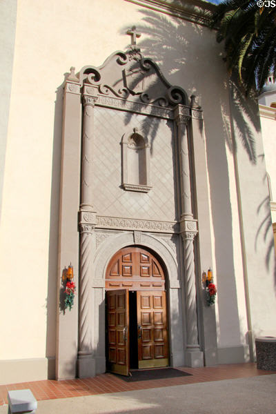Side portal of St. Augustine Cathedral. Tucson, AZ.