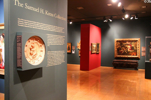 Samuel H. Kress Collection gallery at University of Arizona Museum of Art. Tucson, AZ.