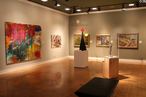Modern art gallery at University of Arizona Museum of Art. Tucson, AZ.
