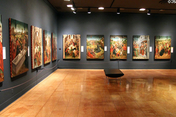 Cycle of paintings of life of Christ by Fernando Gallego & Maestro Bartolomé of Salamanca, Spain at University of Arizona Museum of Art. Tucson, AZ.