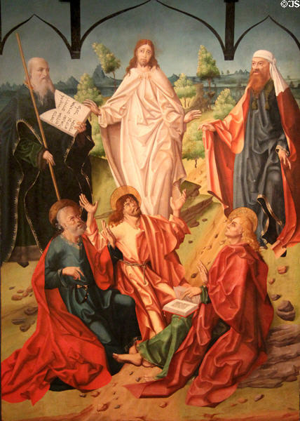 Transfiguration painting (1480-8) by Maestro Bartolomé & workshop at University of Arizona Museum of Art. Tucson, AZ.