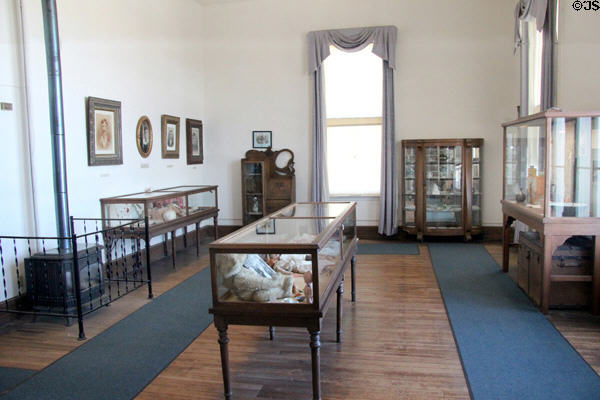 Gallery of antiques at Tombstone Courthouse Museum. Tombstone, AZ.