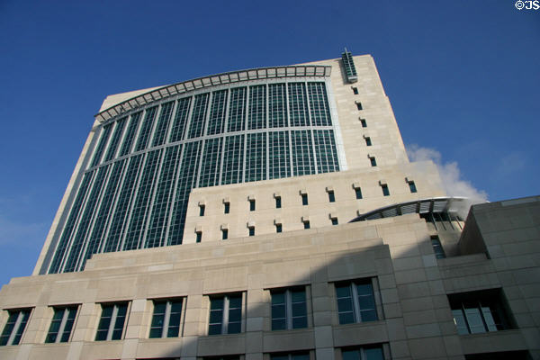 Various textures of U.S. Courthouse & Federal Building. Sacramento, CA.
