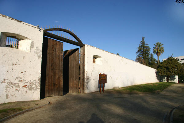 Main gate of Sutter's Fort. Sacramento, CA.
