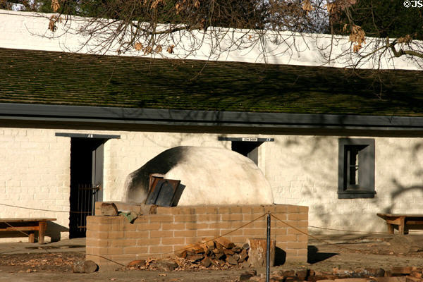Bread oven of Sutter's Fort. Sacramento, CA.