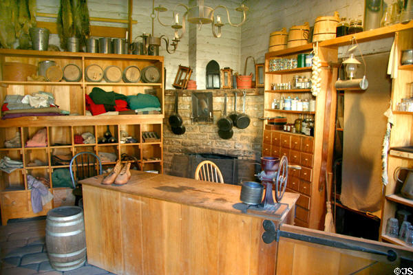 General store at Sutter's Fort. Sacramento, CA.