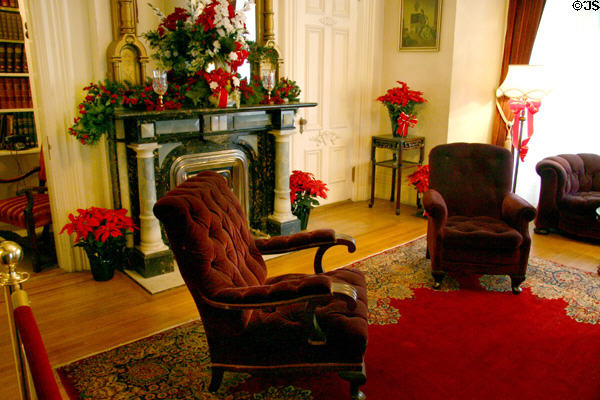 Sitting room of California Governor's Mansion. Sacramento, CA.