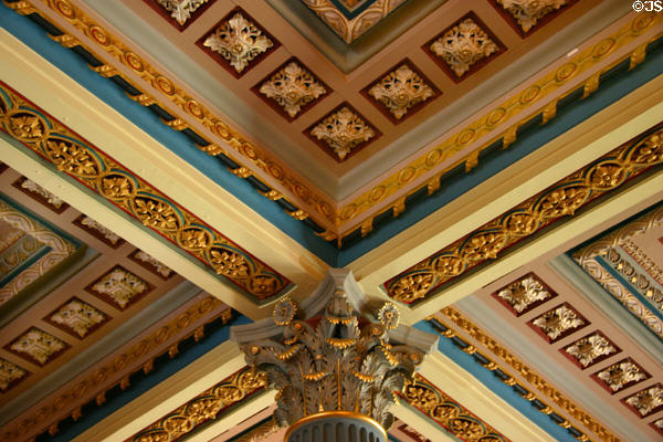 Ceiling details in Crocker Art Museum. Sacramento, CA.