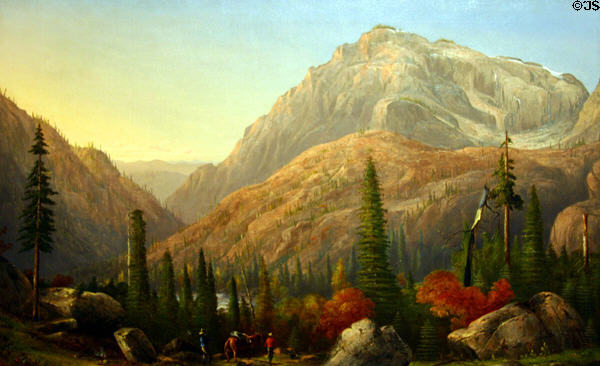 Miners in the Sierra (1869) by Norton Bush at Crocker Art Museum. Sacramento, CA.