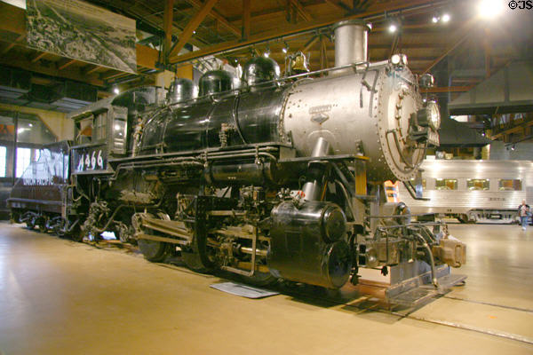 Union Pacific Railroad locomotive #4466 (1920) by Lima Ohio Locomotive Works at California State Railroad Museum. Sacramento, CA.