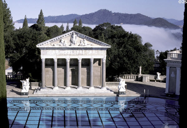 Neptune's Pool at Hearst Castle. CA. Architect: Julia Morgan.