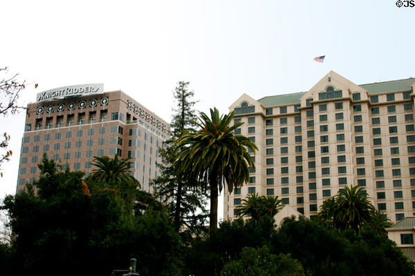 Knight Ridder Building & Fairmont Hotel. San Jose, CA.