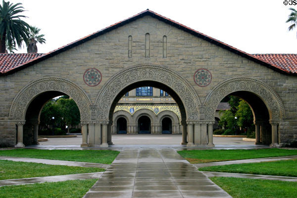 Memorial Arch at Stanford University. Palo Alto, CA.