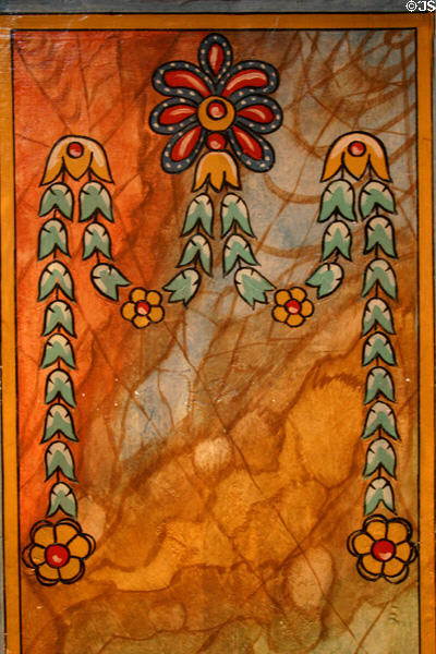 Fresco of Santa Barbara Mission. Santa Barbara, CA.