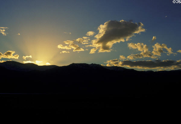 Sunset in Death Valley National Park. CA.