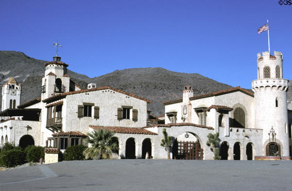 Scotty's Castle (1920s) in Death Valley National Park. CA.