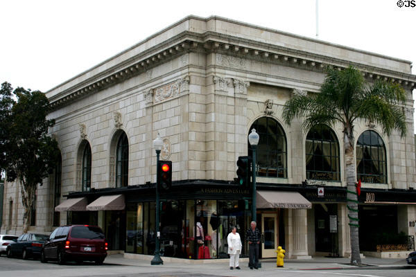 Bank of Italy Building (394 E. Main St.). Ventura, CA. Style: Classical.