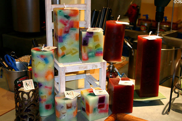 Scented soaps in shop on Cannery Row. Monterey, CA.