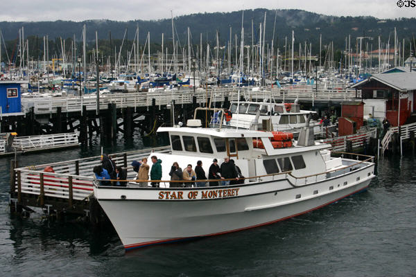 Star of Monterey tour boat at fisherman's wharf. Monterey, CA.